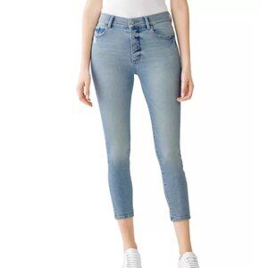 DL1961 Women's Size 31 Sterling Farrow Cropped Skinny Jeans